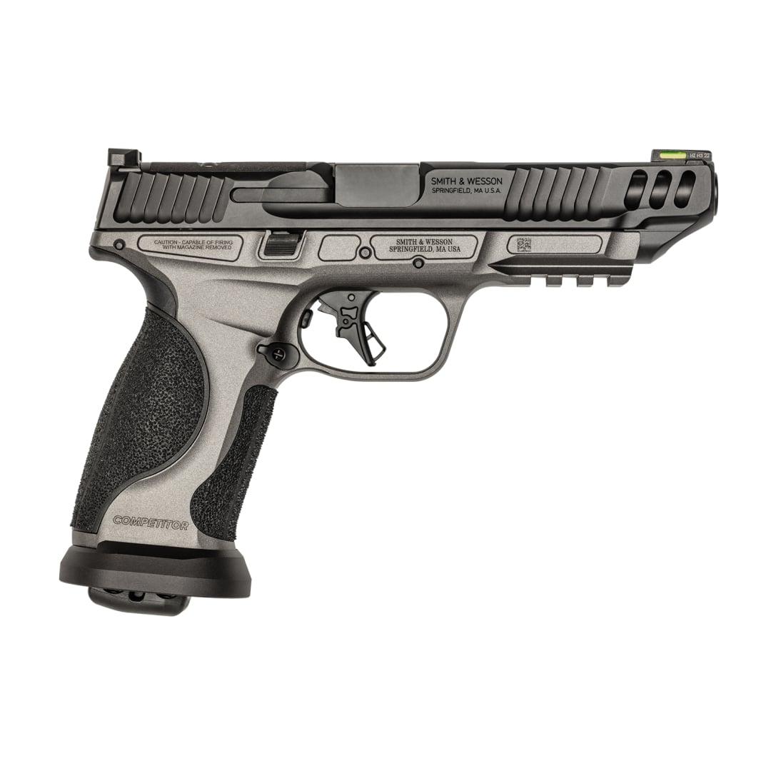 https3A2F2Fmedia.chattanoogashooting.com2Fimages2Fproduct2FSW137172FSW137179.jpg S&W M&P9 M2.0 Performance Center Competitor Handgun 9mm Luger 10rd Magazines(4) 5" Barrel 2-Tone Optic Ready - Image 1