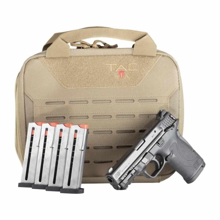 Smith & Wesson M&P380 Shield EZ M2.0 Handgun Bundle .380 Auto 8rd Magazines (5) 3.68" Barrel Black