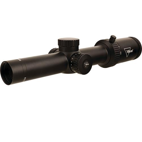 https3A2F2Fmedia.chattanoogashooting.com2Fimages2Fproduct2FTR29000112FTR2900011-1.jpg Trijicon Credo 1-4x24 (SFP) 30mm Rifle Scope w/Red MRAD Ranging Low Capped Adjusters - Image 1