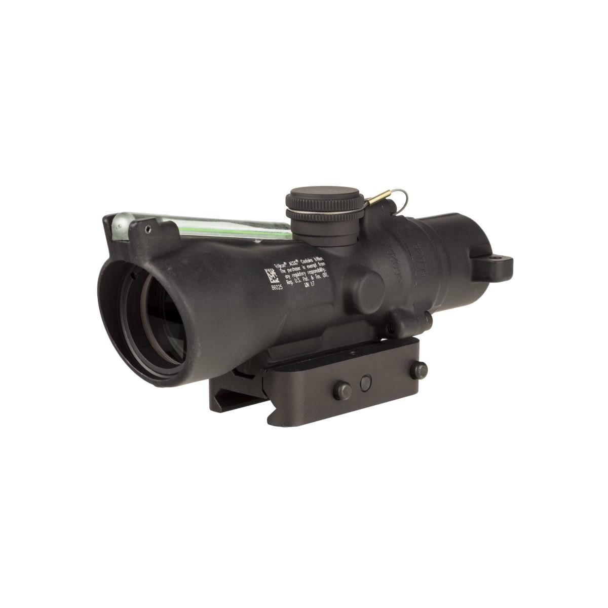 https3A2F2Fmedia.chattanoogashooting.com2Fimages2Fproduct2FTR4003532FTR400353.jpg Trijicon Compact ACOG 3x24 Rifle Scope Low Height Green Crosshair .223/55gr. Illuminated Black - Image 1