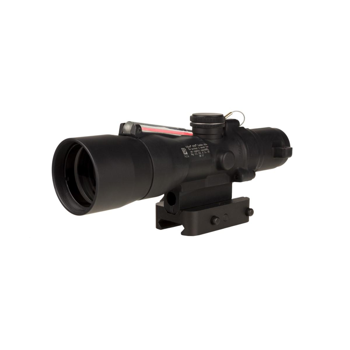 https3A2F2Fmedia.chattanoogashooting.com2Fimages2Fproduct2FTR4003762FTR400376.jpg Trijicon Compact ACOG 3x30 Rifle Scope Red Crosshair .308/168gr. Winchester Illuminated Black - Image 1