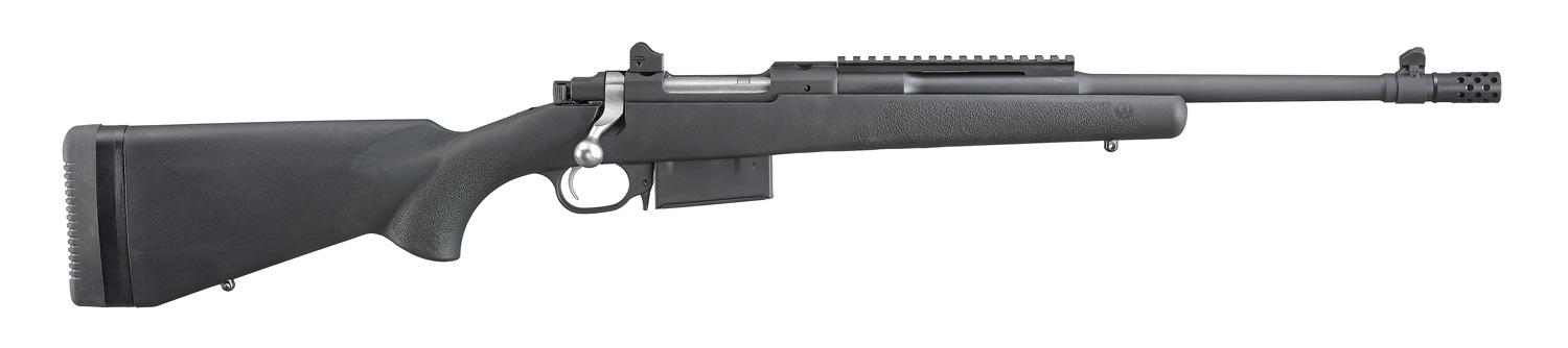 https3A2F2Fmedia.chattanoogashooting.com2Fimages2Fproduct2FUR68412FUR6841.jpg Ruger Scout Rifle 350 Legend 5rd Magazine 16.5" Barrel Black - Image 1