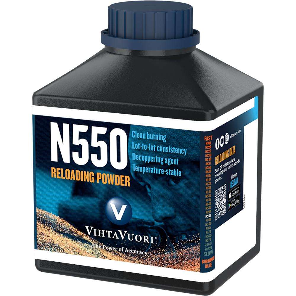 https3A2F2Fmedia.chattanoogashooting.com2Fimages2Fproduct2FVIN55012FVIN5501-1.jpg Vihtavuori N550 Rifle Powder - 1lbs - Image 1