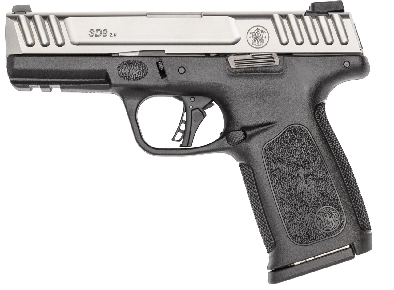 image-full-3860-bfb8d685a8dec148a790b95d4084ae97.jpg SMITH & WESSON SD9 2.0 9MM PSTL NTS 2 TONE 4" 1-10RD - Image 1