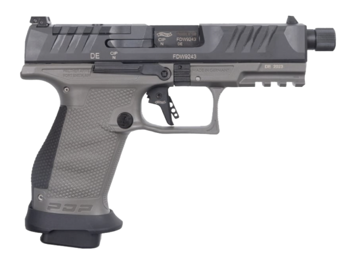 image-full-4858-ff6fd90916f0c60318921b44473c8e33.png WALTHER PDP PRO SD COMPACT 9MM PSTL 18RD 4.6" TB TUNGSTEN GRY - Image 1