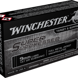 WINCHESTER 9MM 147GR SUBSONIC 50RDS
