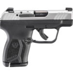 RUGER LCP MAX 380ACP 2.8" BBL, STAINLESS/BLACK LOADED CHAMBER INDICATOR 1-10RD MAG