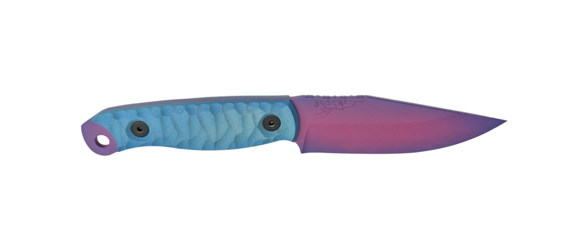 image-full-86359-9debe8dafd00c6f63b131180d004672e.png HALF FACE BLADES CROW SCALPER AURORA 4" BLADE, 8.3"OA, S45VN STEEL, MICARTA GRIP - Image 1
