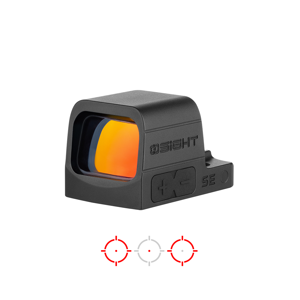 image-full-86563-b3e8cc886540a9e62ed9abc9ddc8d5c2.jpg OSIGHT SE, 2 MOA DOT + 32 MOA CIRCLE RED DOT SIGHT RMSc FOOTPRINT BLACK - Image 1