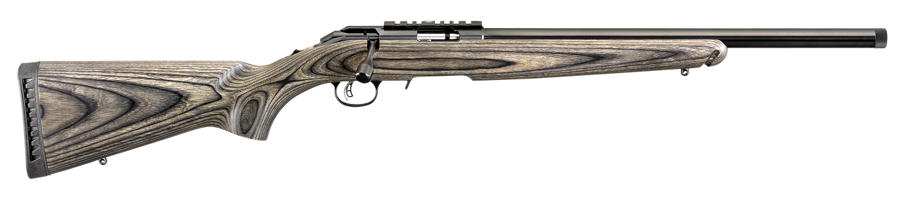 image-full-9237-2067df172ba185b91ea0e581ce1db3d9.png RUGER AMERICAN RIMFIRE TARGET 22LR RFL BLACK LAM STOCK 18" - Image 1