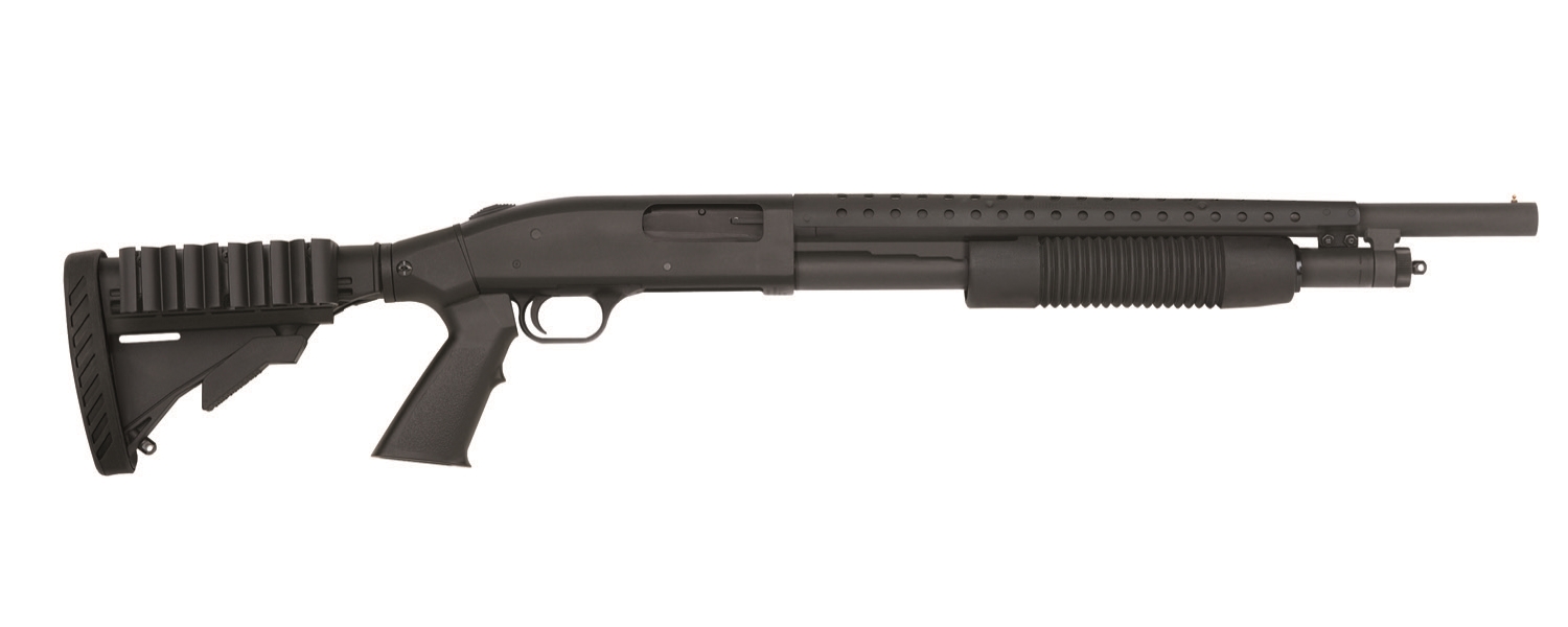 mb52440.jpg MOSSBERG 500 12/18.5 MATTE 6POS STK # - Image 1