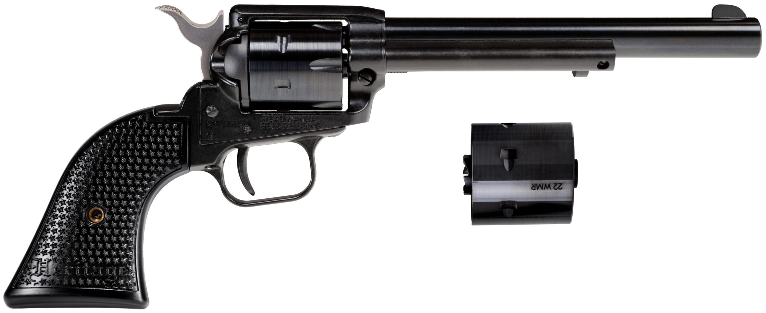 rr22mb6pg5f88.jpg HERITAGE MANUFACTURING 22LR/22M BLUE 6.5" FS POLY - Image 1