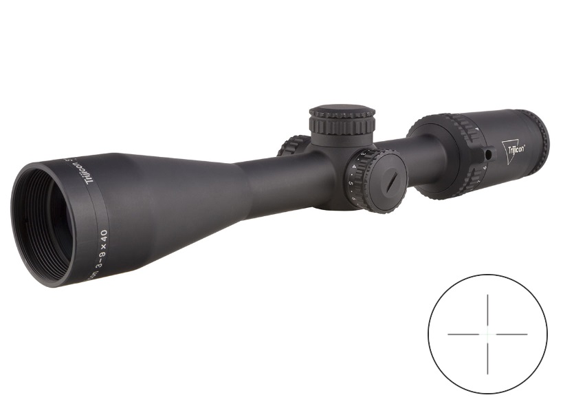 trcr940c29000446826.jpg TRIJICON CREDO 3-9X40 BLK 1" DUPLEX GRN - Image 1