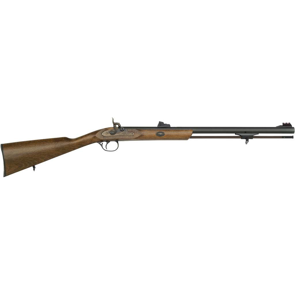 1214610_1.jpg Traditions Deerhunter Percussion Muzzleloader .50 Cal 24 in. Blued/Hardwood - Image 1