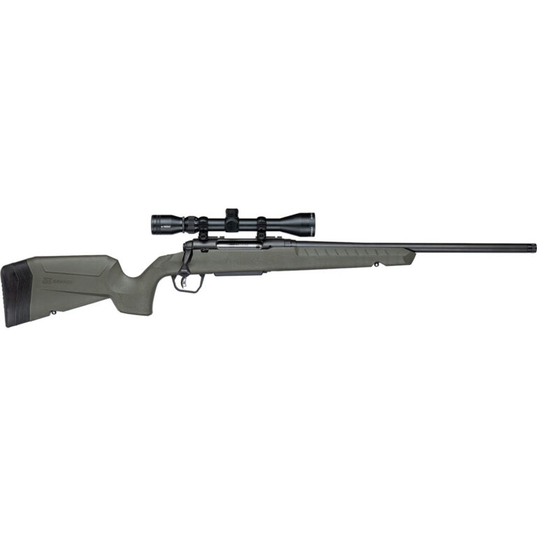 Savage Axis 2 XP G4 Rifle 308 Win 20 in. BLK/Gray Stock 4rd w/3-9X40 BDC LH