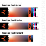 Last Chance WrapWorks Stock Daybreak Skull Orange/Blue Precision Flex M-Series - Image 3