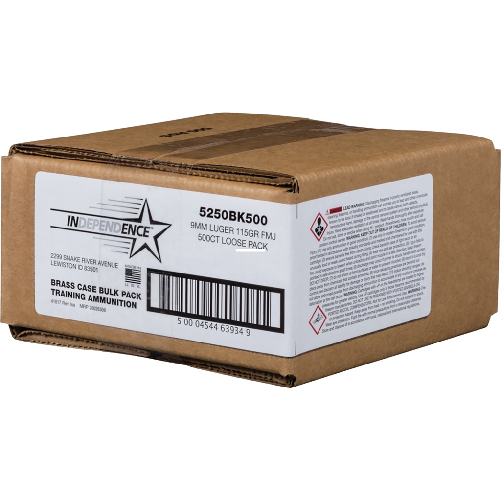 1705901_1.jpg CCI Independence Bulk Pistol Ammo 40 S&W 180 gr. FMJ 500 rd. Loose Pack - Image 1