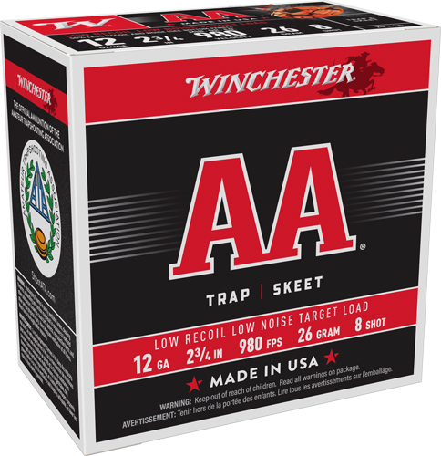 AA12FL8_2.jpg WINCHESTER AA 12GA 2.75" - 7/8OZ #8 980FPS 250RD CASE LOT