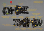TROPHY RIDGE BOW SIGHT REACT - ALPHA 1-PIN .019 RH BLACK