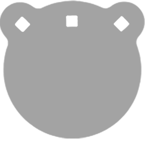 B937.jpg BASH TARGET AR500 GONG TARGET - ROUND 6"-1/2" THICK - Image 1