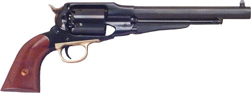 CA107.jpg CIMARRON 1858 ARMY 44 CALIBER - 8" OCTAGON BLUED WALNUT