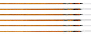 EASTON ARROW 6.5 CARBON LEGACY - 500 4" FEATHER LEFT HELI. 6PK