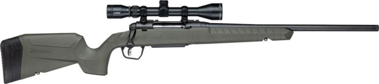 SAVAGE AXIS 2 XP 7MM-08" 20" - THREADED W/3-9X40 BLACK/GREEN
