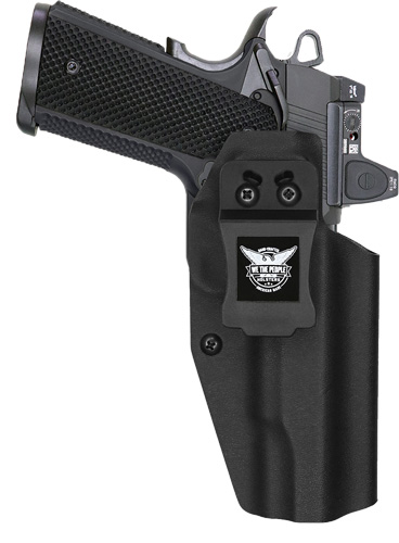R471000R_1.jpg WE THE PEOPLE HOLSTER IWB - RH KYDEX 5" NO RAIL 1911 BLACK - Image 1