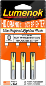 LUMENOK LIGHTED NOCK - SIGNATURE SERIES HD ORANGE 3PK
