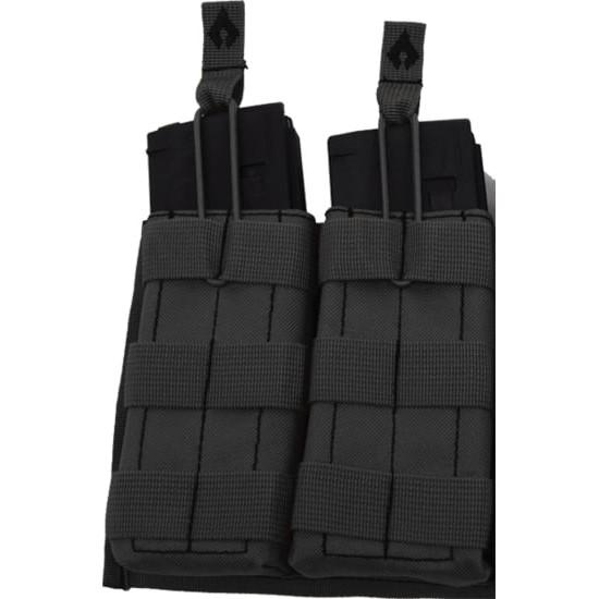 https3A2F2Fmedia.chattanoogashooting.com2Fimages2Fproduct2FAZAROTDMPBL2FAZAROTDMPBL-1.jpg Advance Warrior Solutions Open Top Double Mag Pouch Black