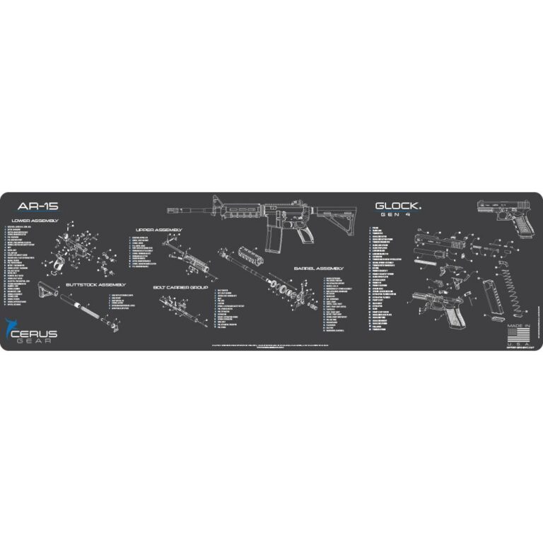 Cerus Gear Magnum XXL 14x48 AR-15/Glock Combo Schematic Promat Grey