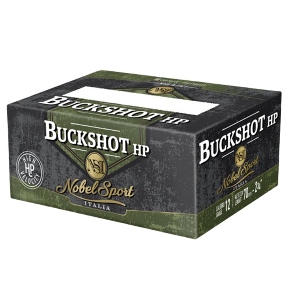https3A2F2Fmedia.chattanoogashooting.com2Fimages2Fproduct2FEPANS1200BK10C2FEPANS1200BK10-1_1_2.jpg Noble Sport Plumbum Buckshot Shotshells 12 ga 2-3/4" 12 pellet 1290 fps #00 250/ct (25-10/ct)