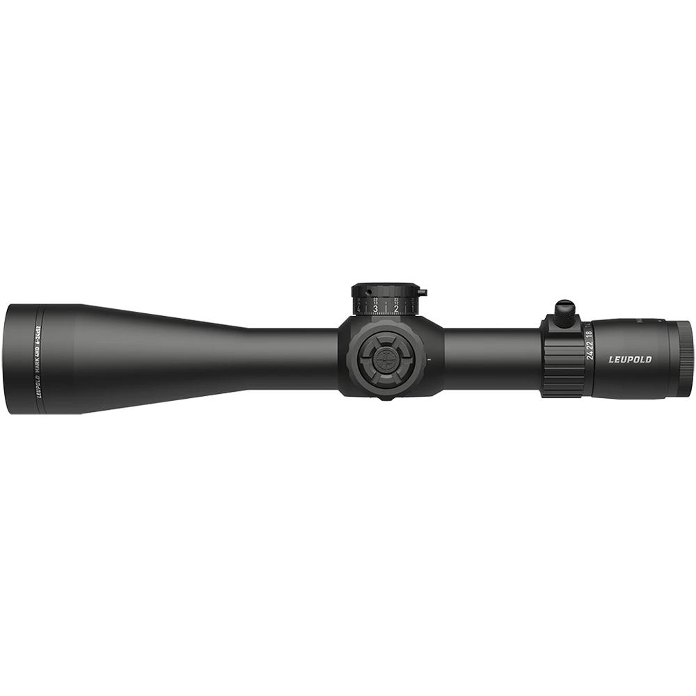 https3A2F2Fmedia.chattanoogashooting.com2Fimages2Fproduct2FLU1888432FLU188843-1.jpg Leupold Mark 4HD Rifle Scope 6-24x52 34mm FFP PR3-MIL Illum. Black - Image 1