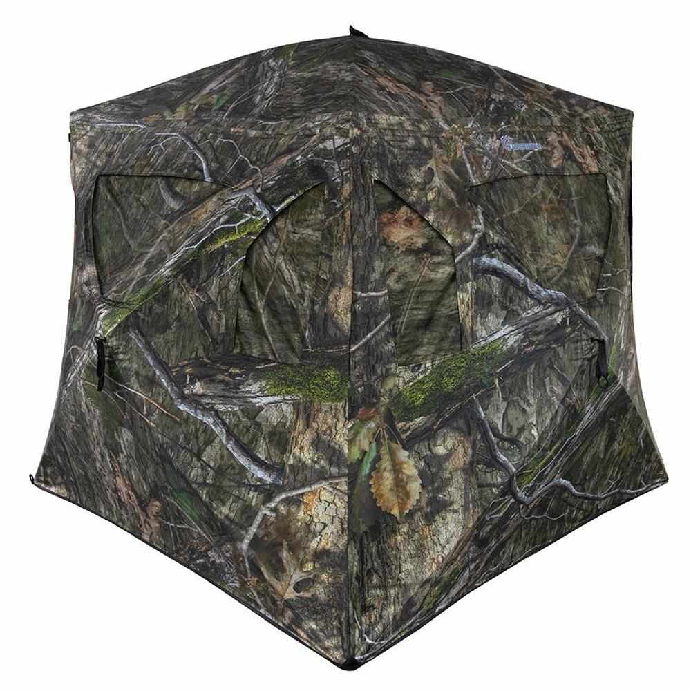 https3A2F2Fmedia.chattanoogashooting.com2Fimages2Fproduct2FMCAMSAMEBL3029WB2FMCAMSAMEBL3029WB-1.jpg Ameristep Brickhouse Wide Bottom Ground Blind Mossy Oak Country DNA XL - Image 1