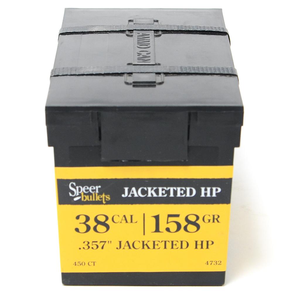 https3A2F2Fmedia.chattanoogashooting.com2Fimages2Fproduct2FSP47322FSP47321.jpg Speer Jacketed Handgun Bullets .38/.357 Mag .357" 158 gr UCHP 450/ct - Image 1