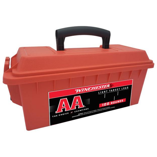 https3A2F2Fmedia.chattanoogashooting.com2Fimages2Fproduct2FWNAA128AC2FWNAAHA127AC.jpg Winchester AA Light Target Shotshells 12 ga 2-3/4" 1-1/8 oz #8 100/ct(Ammo Can) - Image 1
