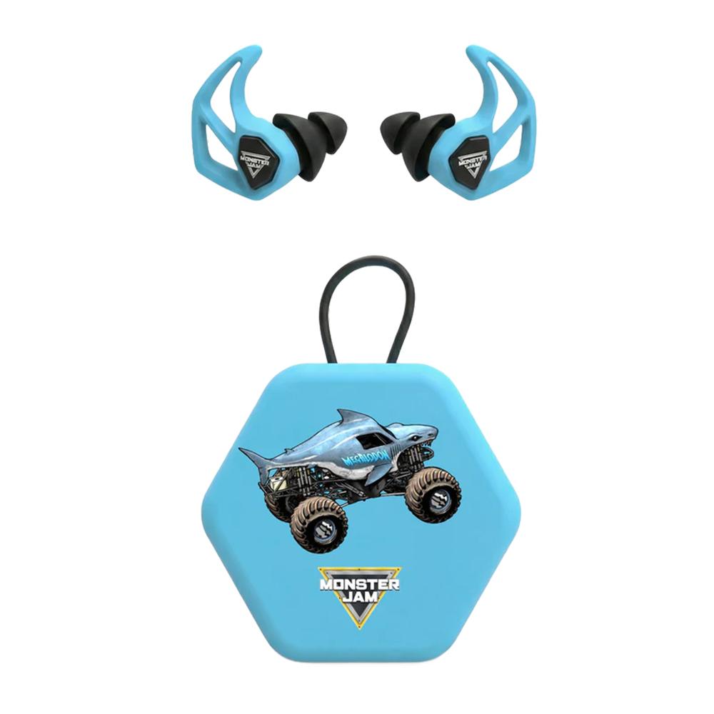 https3A2F2Fmedia.chattanoogashooting.com2Fimages2Fproduct2FXLX30MJM2FXLX30MJM-1.jpg Axil Monster Jam X30i Ear Plugs 15dB or 19dB Megalodon Blue - Image 1