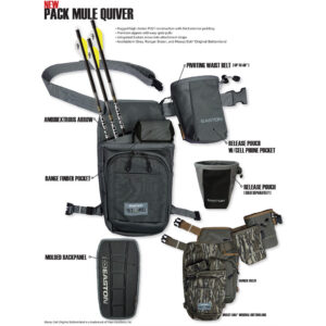 Easton Pack Mule Quiver Grey