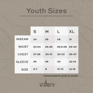 Habit Youth Cedar Branch Ins Waterproof Bomber YM-Realtree APX
