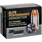 SIG SAUER V-CROWN 45ACP 200GR JHP 20RD BX 200RD CASE - Image 5