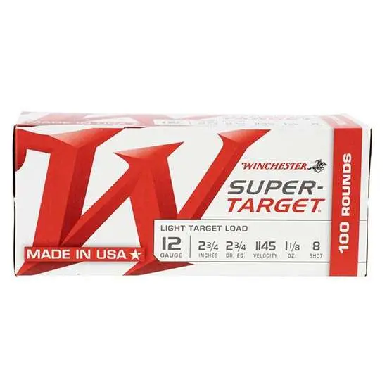 367984-14245321.webp WINCHESTER SUPER TARGET 12G 23/4" 8SHT VALUE PACK - Image 1