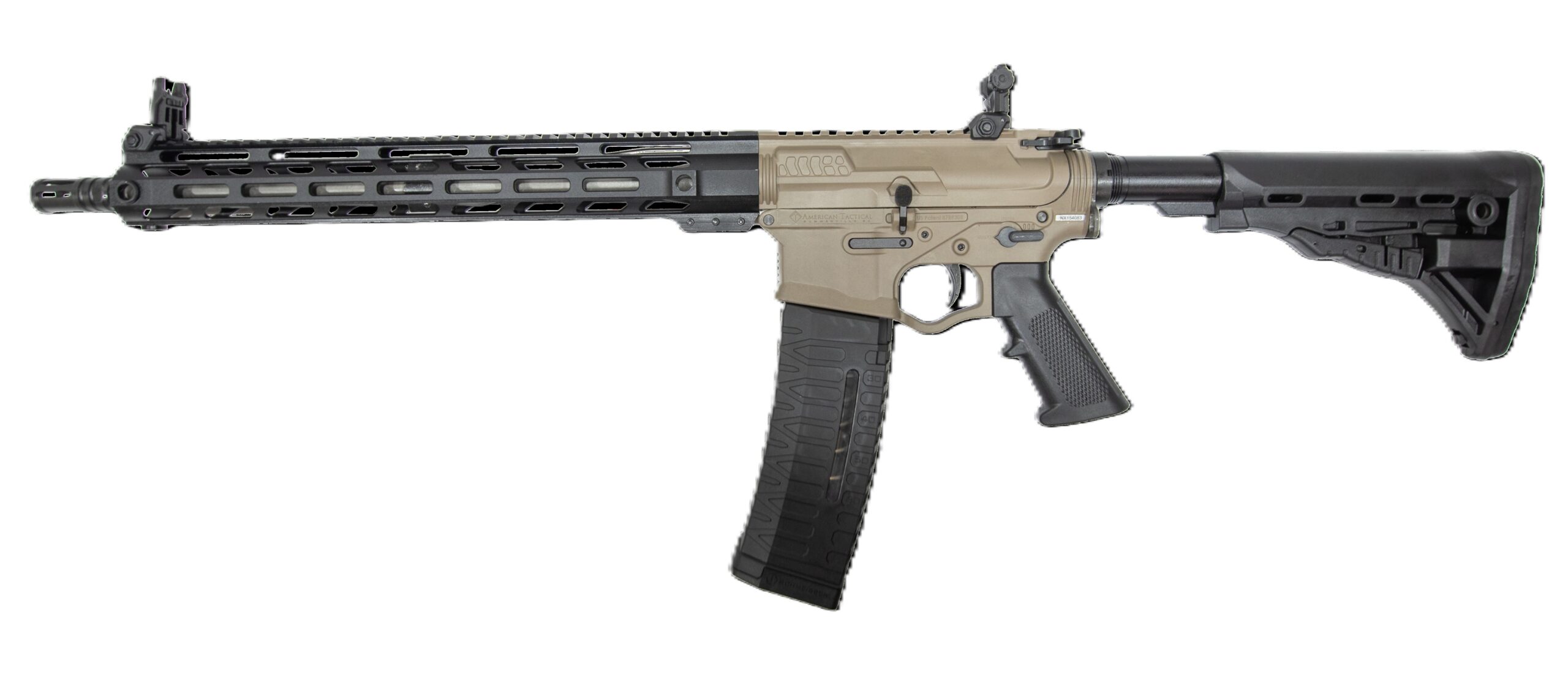 ATIFDEmaxx.jpg AMERICAN TACTICAL INC ALPHA MAXX 5.56 16" 60+1 FDE - Image 1