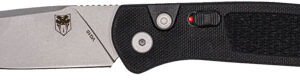 COBRATEC RECON PUSH BUTTON - AUTO 3.12" BLACK G10