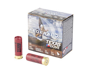 FED TX DOVE 12GA 2.75" 1 1/4OZ #7.5