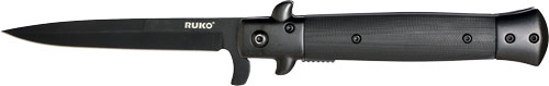 RUK0184BKCS.jpg RUKO FOLDER BLACKOUT SPRING - ASSIST 4" G10 CLAMSHELL - Image 1
