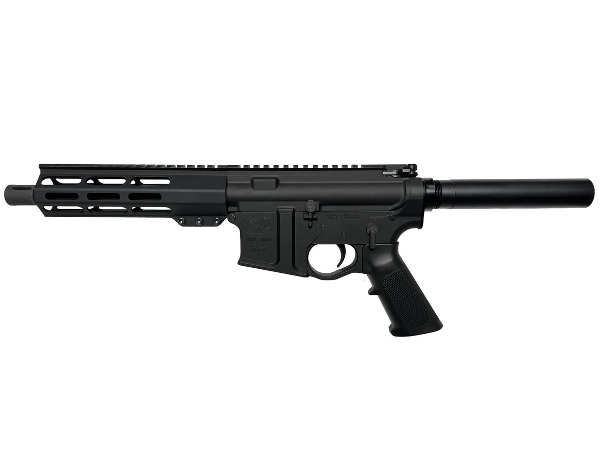 https3A2F2Fmedia.chattanoogashooting.com2Fimages2Fproduct2FAWCA157FR556P102FAWCA157FR556P10_1.jpg Combat Armory CA-15 Pistol 5.56mm 10rd Magazine (1) 7.5" Barrel 7'' Full Pic M-LOK Rail - Image 1