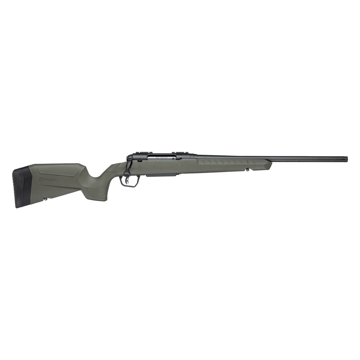 https3A2F2Fmedia.chattanoogashooting.com2Fimages2Fproduct2FBV331172FBV33122-axis25202-green-right.png Savage AXIS 2 Green Rifle .308 Win 4rd Magazine(1) 22'' Threaded Barrel