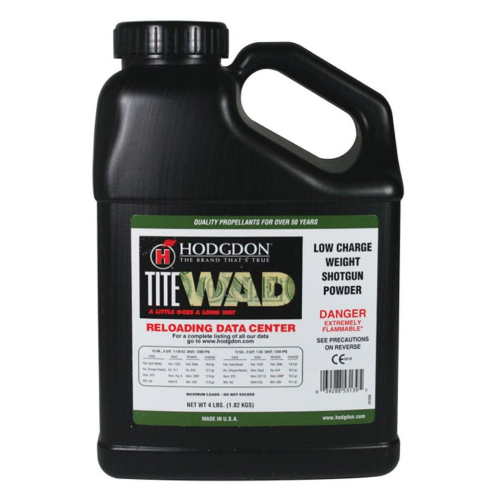https3A2F2Fmedia.chattanoogashooting.com2Fimages2Fproduct2FHDTW42FHDTW4-1.jpg Hodgdon TITEWAD Shotshell & Handgun Powder 4 lbs - Image 1