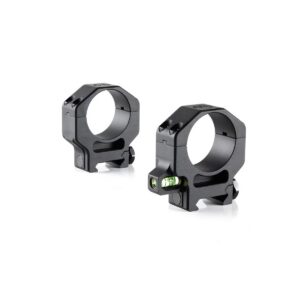 RPM Precision 34mm High (1.25'') Scope Rings with Co-Linear Bubble Level