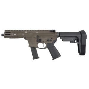 LWRC IC-9 Pistol 9mm Luger 33rd Magazine 8'' Barrel Patriot Brown w/SBA3 Brace